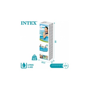 Piscina Intex Beachside 28206NP, cadru metalic 3.05mx76cm - Img 5