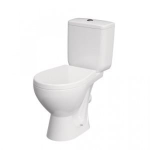 Set vas wc duobloc Cersanit, rezervor, capac, sistem de acţionare