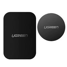 Ugreen - (2 pack) Metal Plate LP123 (60410) - Rectangular + Rounded Shape - Black