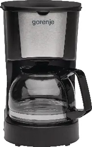 Cafetiera GORENJE CM06BK, 0.6l, 600W, 4 cesti, negru-argintiu