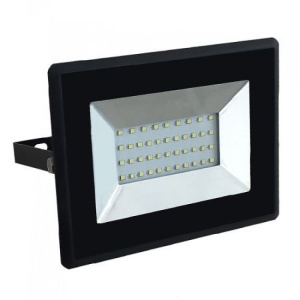 Reflector LED, 30 W, plat, gri, 2250 lm, 4000 K