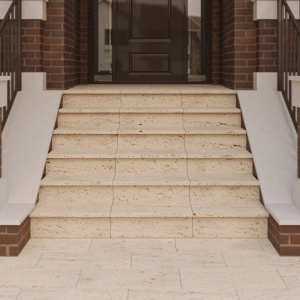 Treapta colt TRAVERSTONE 60X35X3 SMOKE