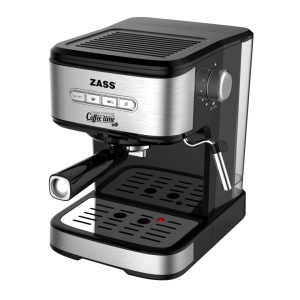 Espressor Zass ZEM 03, presiune 20 bari, 1,5 litrii, dispozitiv spumare, 2 filtre