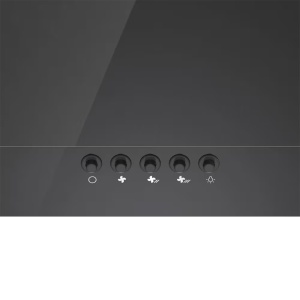 Hota decorativa HISENSE CH6IN6BXBG, 1 motor, 650 m3/h, L 60 cm, negru - Img 3
