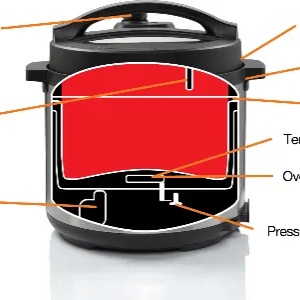 Multicooker GORENJE MC6MBK, 6L, 1000W, 15 programe, negru-argintiu - Img 6