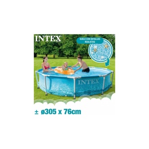 Piscina Intex Beachside 28206NP, cadru metalic 3.05mx76cm - Img 3