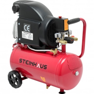 Compresor aer Steinhaus PRO-COM24, 24L, 1500W, 2CP, 8 bar