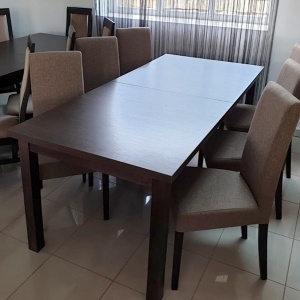 Masa extensibila Aly wenge 220x90x76 10 persoane