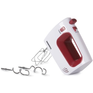 Mixer de mana Daewoo DHM122R 300W 5 viteze plus Turbo Rosu