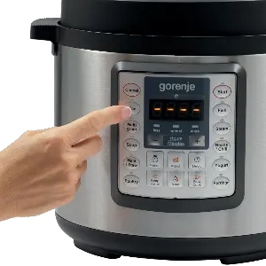 Multicooker GORENJE MC6MBK, 6L, 1000W, 15 programe, negru-argintiu - Img 3