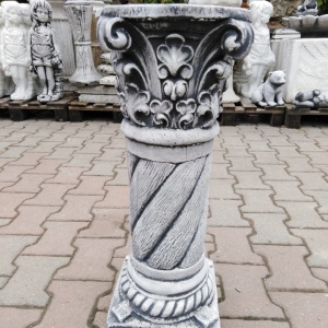 Stâlp rotund gotic antichizat 65 cm
