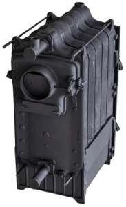 Cazan pe lemne din fonta HUNOR LX5, 28 kW - Img 2