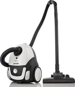 Aspirator cu sac GORENJE Compact XS VCEA11CXWII, 2l, 750W, 78dB, alb-negru