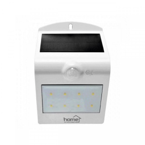 Reflector LED cu panou solar, cu senzor de miscare, alb