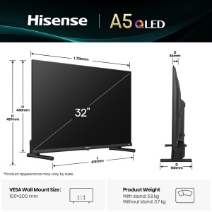 Televizor QLED Smart HISENSE 32A5Q, Full HD, 80cm - Img 2