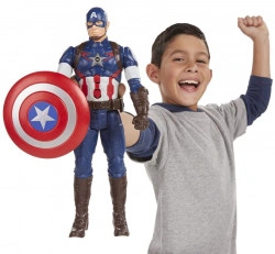 Figurina CAPTAIN AMERICA cu sunete interactive 30 CM - EDITIE LIMITATA !