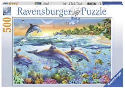 Puzzle Delfini, 500 Piese