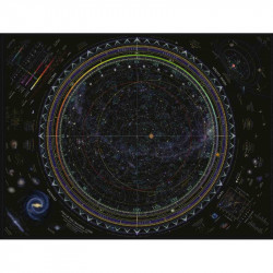 PUZZLE HARTA UNIVERSULUI, 1500 PIESE