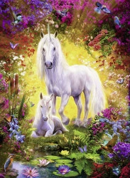 PUZZLE UNICORN SI MANZ, 500 PIESE - Img 3