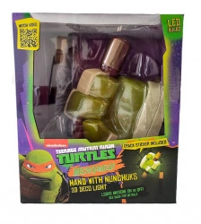 Lampa decorativa 3D Testoasele Ninja Michelangelo