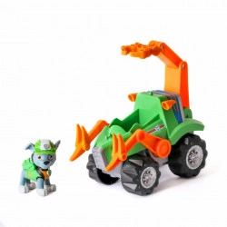PAW PATROL ROCOS VEHICUL + FIGURINA + DINO