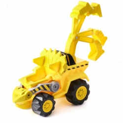 PAW PATROL RUBBLE VEHICUL + FIGURA + DINO