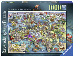 Puzzle Minunile Europei, 1000 Piese