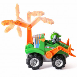 PAW PATROL ROCOS VEHICUL + FIGURINA + DINO