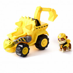 PAW PATROL RUBBLE VEHICUL + FIGURA + DINO