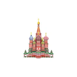 PUZZLE 3D CATEDRALA ST. BASIL (NIVEL COMPLEX 214 PIESE) - Img 2