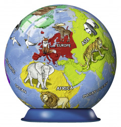 PUZZLE 3D GLOBUL PAMANTESC, 72 PIESE
