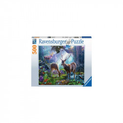 PUZZLE CERBI IN PADURE, 500 PIESE