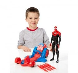 Set figurina Spiderman + masina turbo
