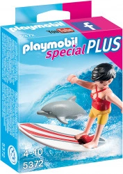 Surfer Cu Placa Pe Surf