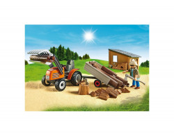 DEPOZIT DE CHERESTEA CU TRACTOR