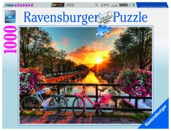 PUZZLE BICICLETE IN AMSTERDAM, 1000 PIESE