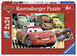 Puzzle Cars, 2X24 Piese