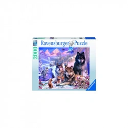 PUZZLE FAMILIE LUPI IARNA, 2000 PIESE