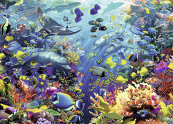 PUZZLE PARADISUL SUBACVATIC, 9000 PIESE