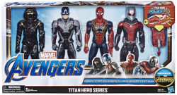 Set 4 figurine Avengers Infinity War, Titan Hero Power FX, 30cm
