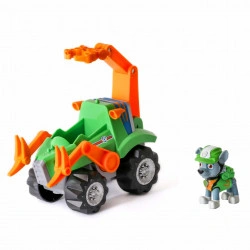 PAW PATROL ROCOS VEHICUL + FIGURINA + DINO