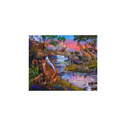 PUZZLE ANIMALE SALBATICE LA RAU, 3000 PIESE