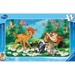 PUZZLE BAMBI, 15 PIESE