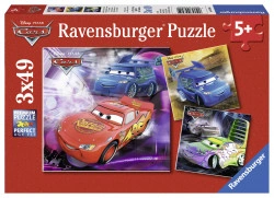 Puzzle Cars, 3X49 Piese