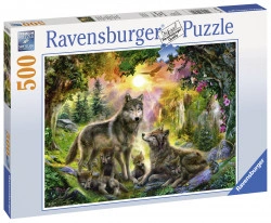 PUZZLE FAMILIA LUPILOR, 500 PIESE - Img 2