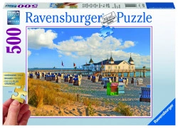 Puzzle Sezlonguri Pe Plaja, 500 Piese