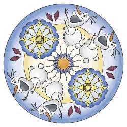 SET DE CREATIE MANDALA 2 IN 1 FROZEN