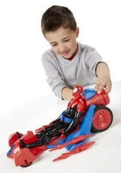Set figurina Spiderman + masina turbo