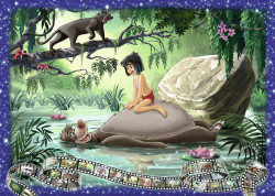 Puzzle Cartea Junglei, 1000 Piese
