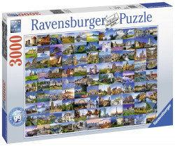 PUZZLE EUROPA 99 LOCURI, 3000 PIESE